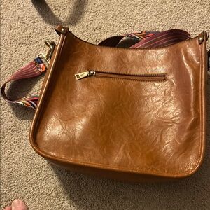 Brown Leather Crossbody Bag